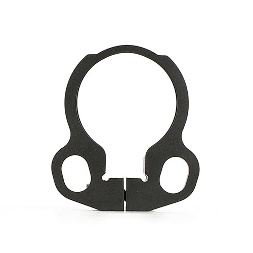 AR-15 End Plate Sling Adapter on kestävä ja luotettava kiinnityspiste, joka mahdollistaa nopean siirtymisen kantamisesta ampuma-asentoon.